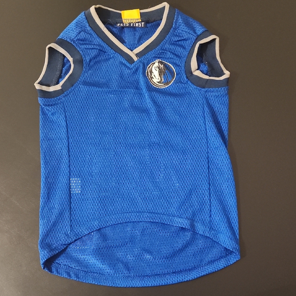 Pets First Mavs Blue and Gray Jersey